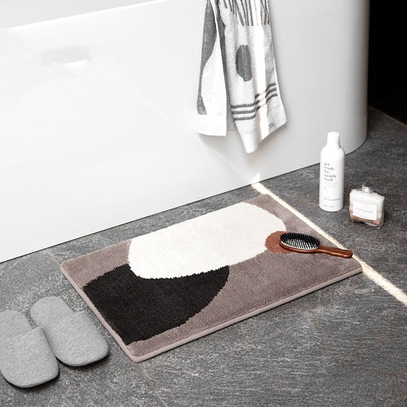 Absorbent Non-Slip Bathroom Door Mat – Quick-Dry, Soft & Durable | UK Home Essential